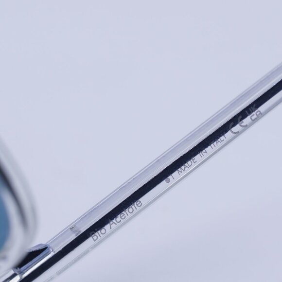 Dior INDIOR S1F 85B7 Sunglasses Transparent Square Frame, Blue Lenses - Picture 7 of 10